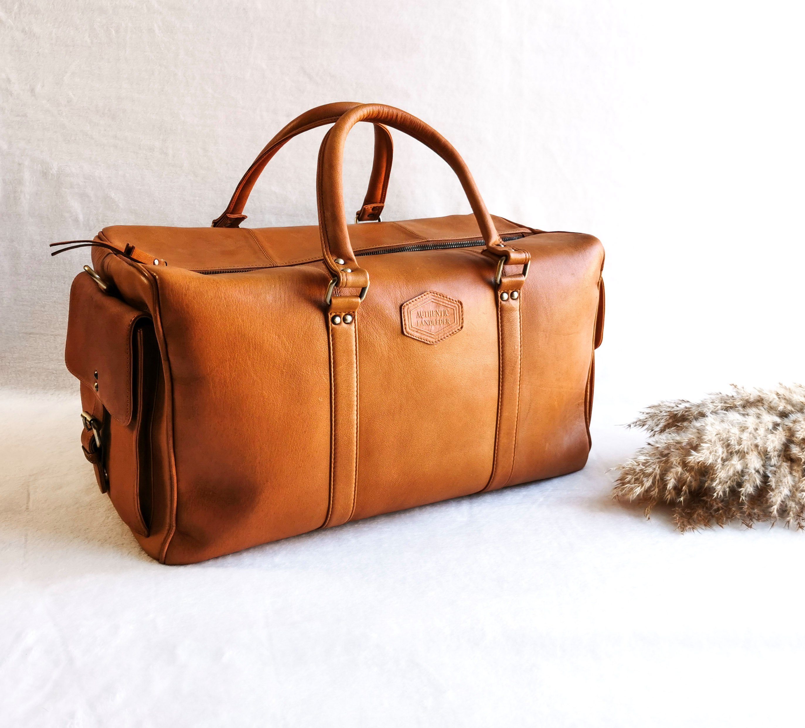 Landleder Weekender Echtleder Weekender - Reisetasche Authentic Landleder, Echt-Leder