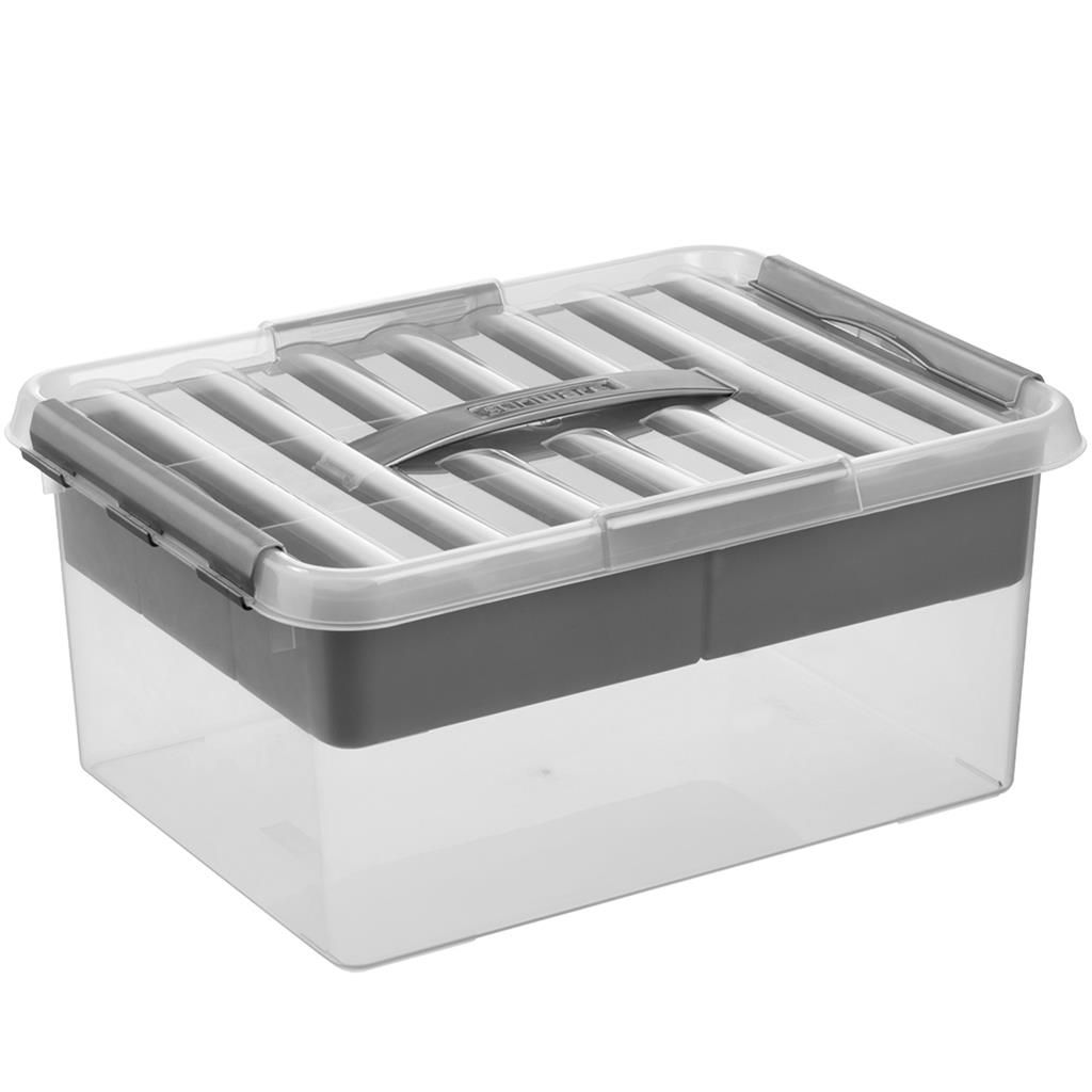 Sunware Q-line 15 Liter Aufbewahrungsbox mit Einsatz
