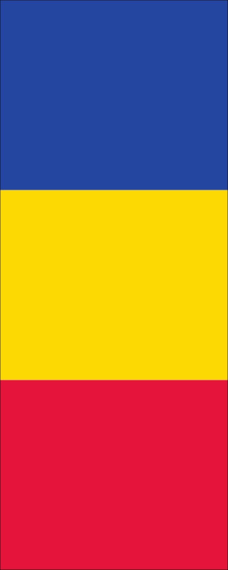 flaggenmeer Flagge Flagge Tschad 110 g/m² Hochformat
