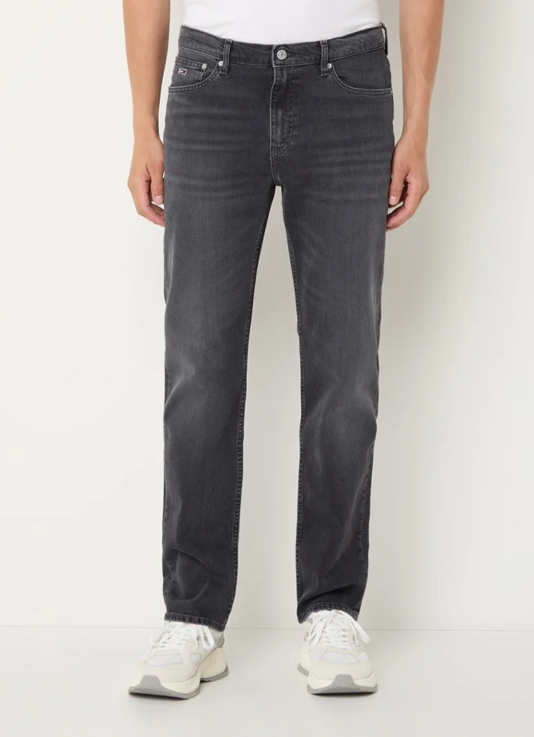 Blugi Tommy Hilfiger Ryan cu croială dreaptă și imprimeu colorat distressed
