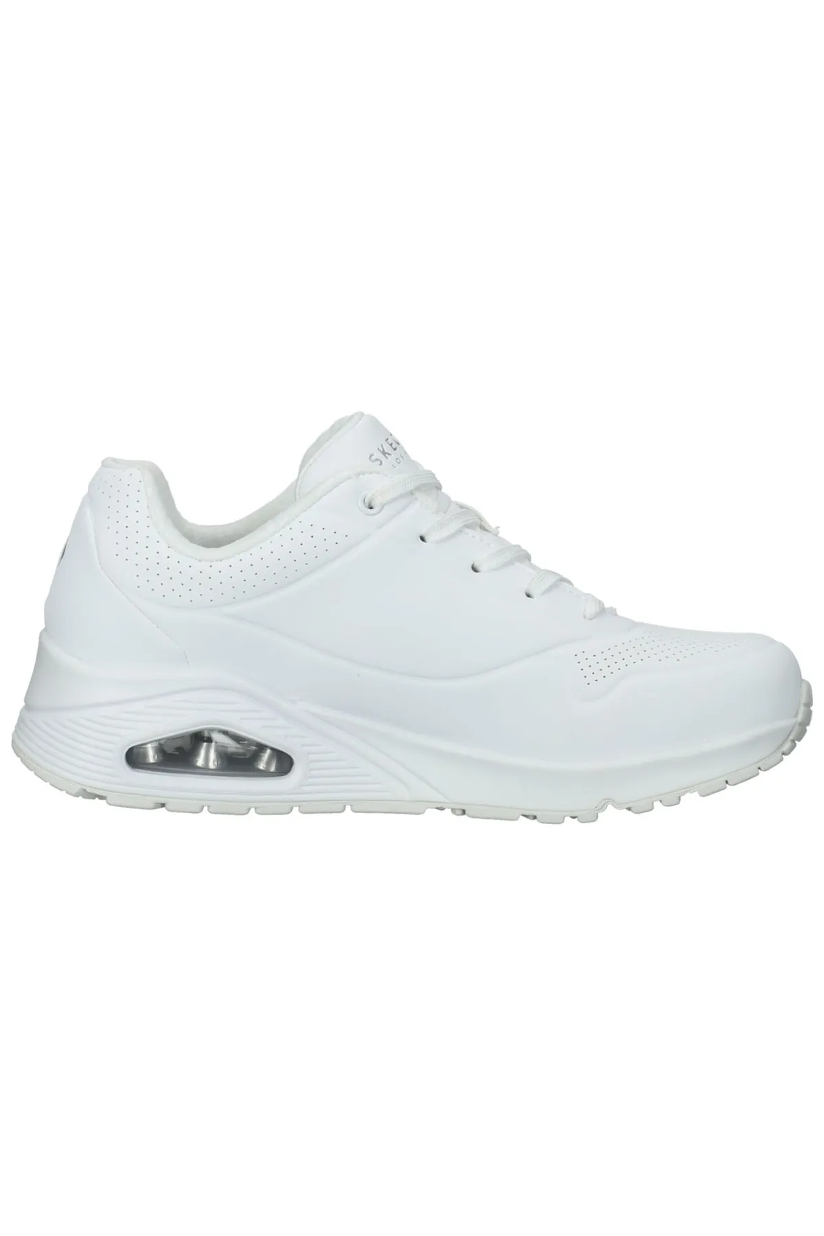 SKECHERS  Sneaker - Weiß - Flacher Absatz