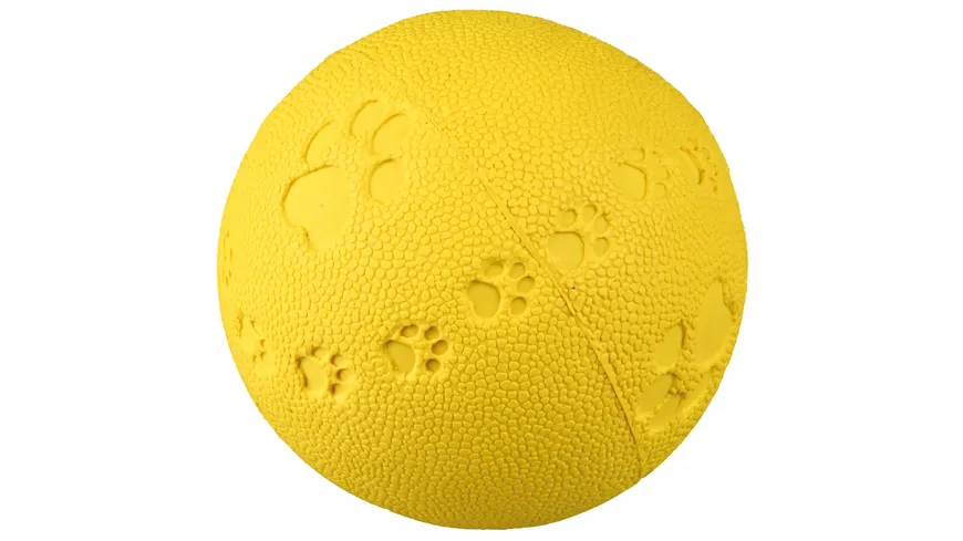 Trixie Naturgummi Spielball mit Squeaker ø 7 cm Hunde Spielzeug