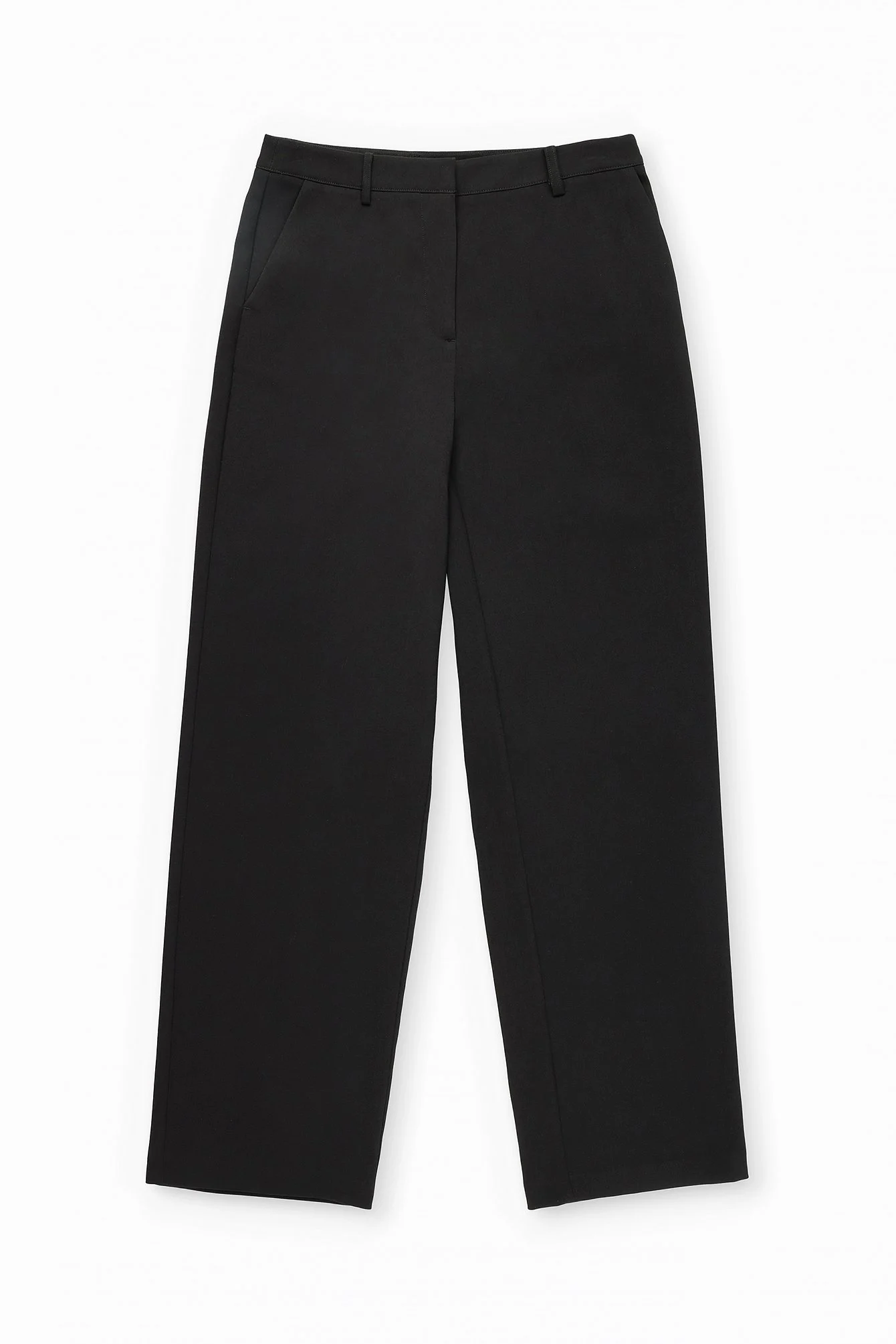 Taillierte Hose mit mittlerer Taille