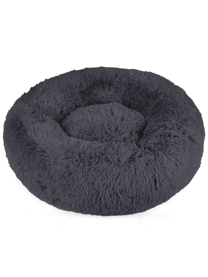 Intirilife Hundebett Katzenbett in Dunkel Grau 60cm günstig kaufen 60 cm