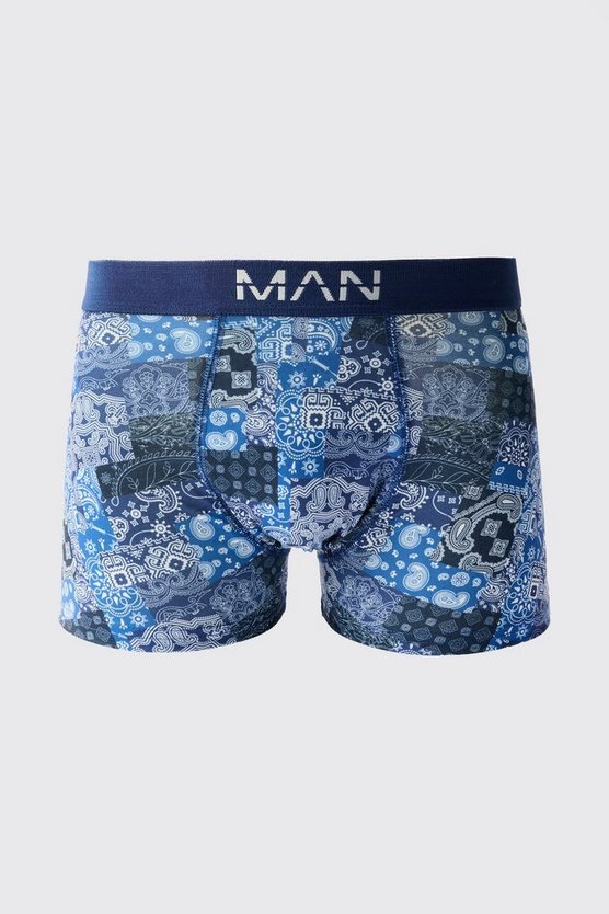 3er-Pack Boxershorts mit Bandana-Print