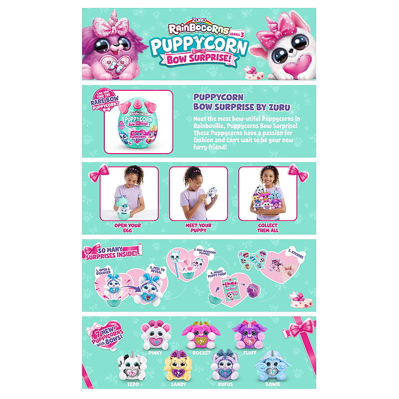 Rainbocorn Puppycorn Bow surprise, S6