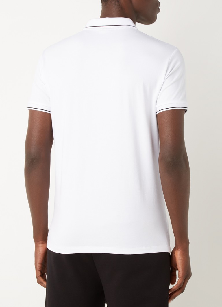 Armani Exchange Regular fit polo with half zip