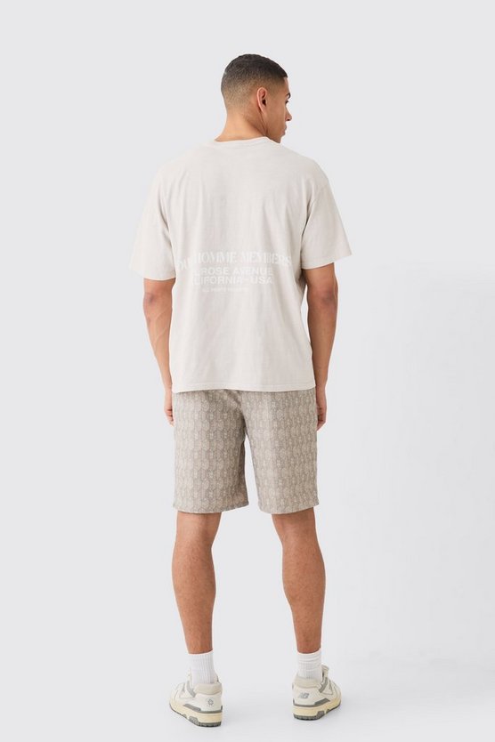 Gewebte Shorts mit elastischem Bund