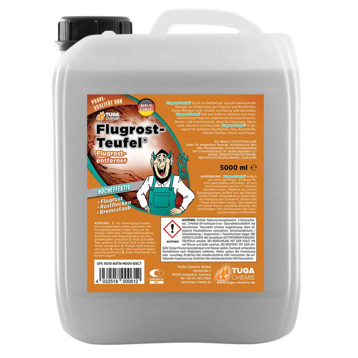 TUGA Chemie Flugrost-Teufel Flugrostentferner 5L