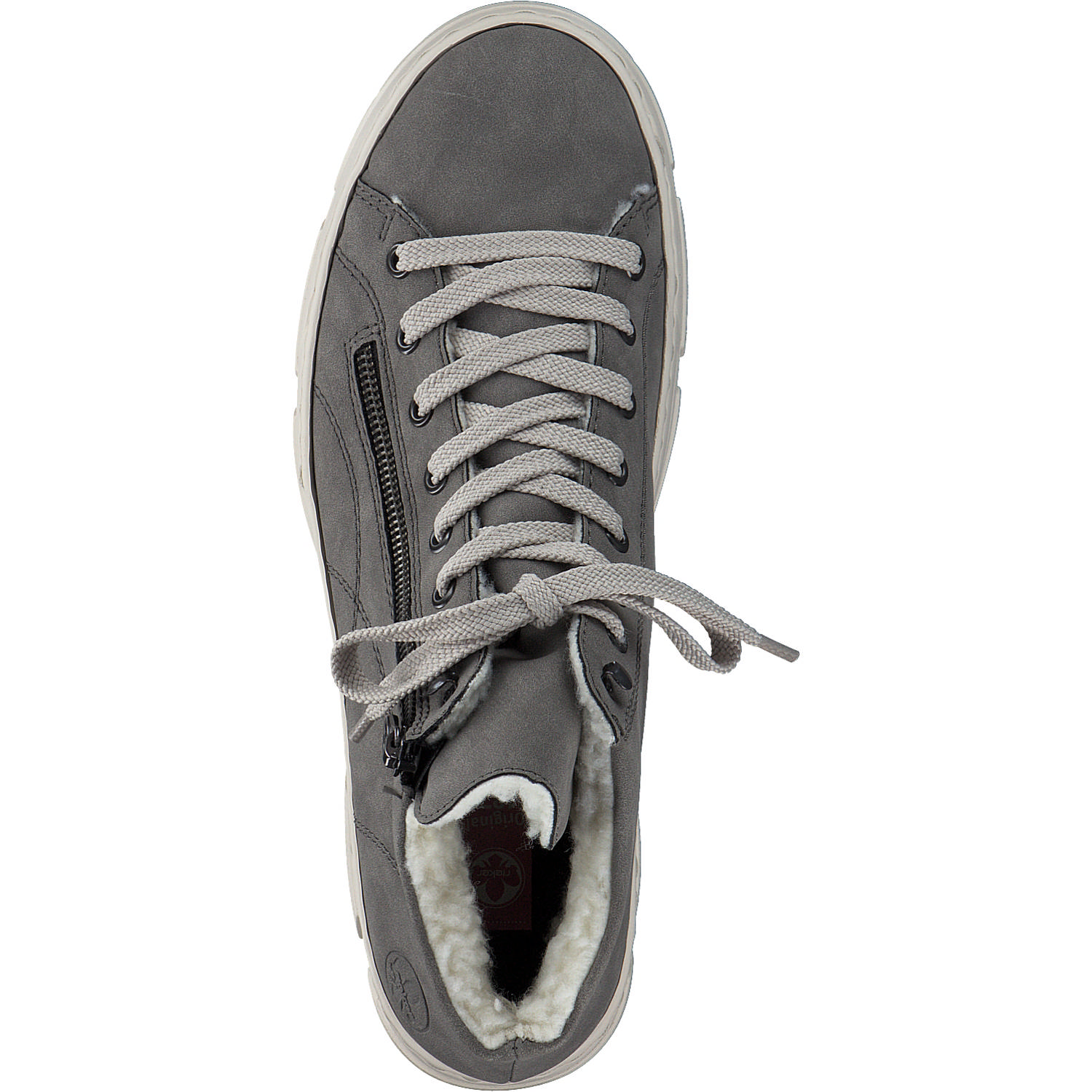 Rieker Z7410, Schnürstiefel, Damen, grey