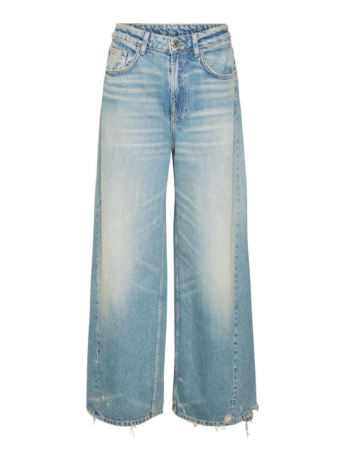 VMROWAN Hohe Taille Weit geschnitten Jeans