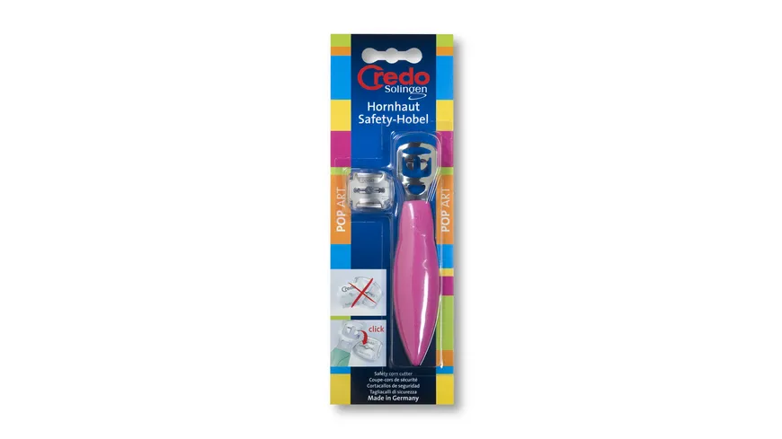 Credo Safety Hobel mit Klingenclip Pop Art