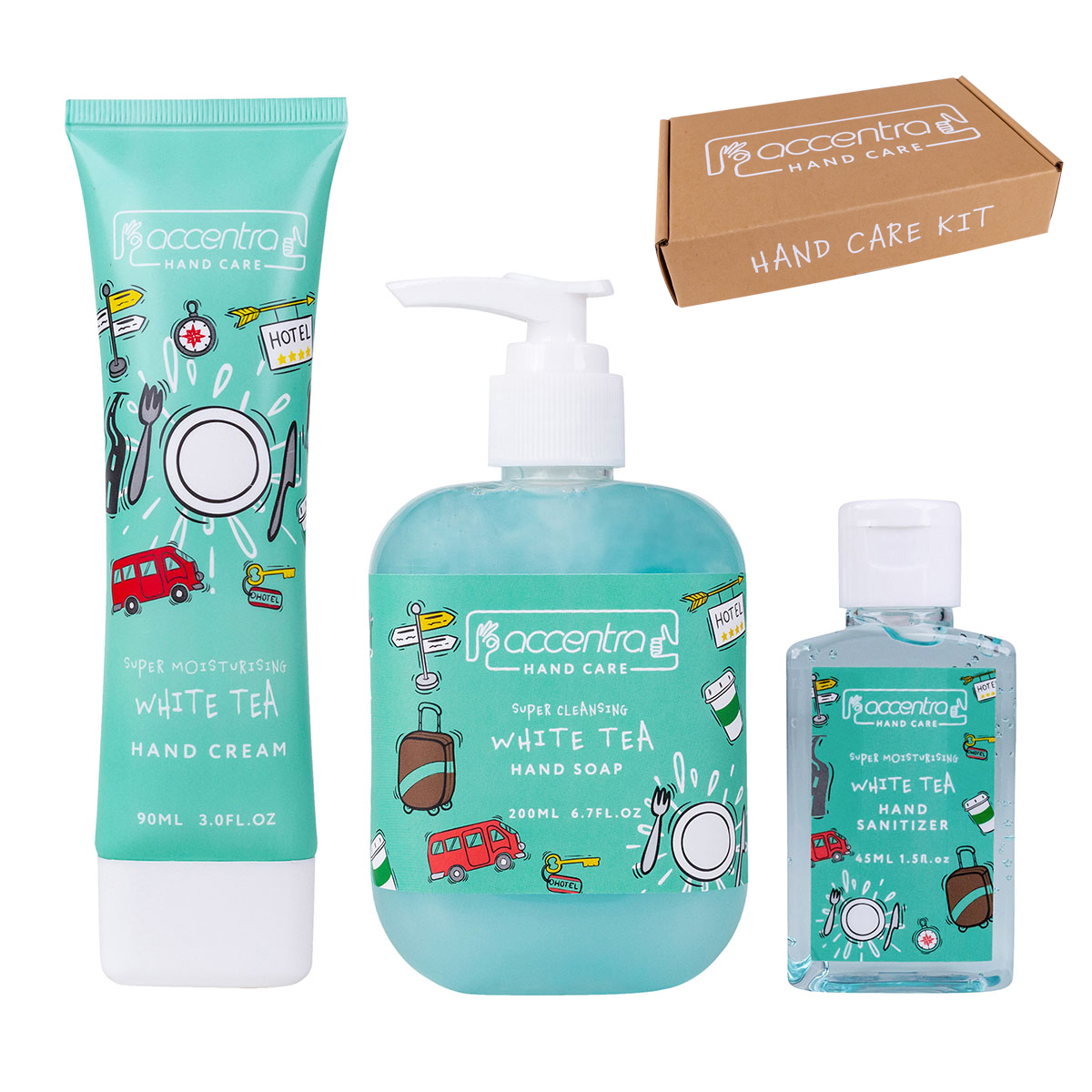 accentra Handpflegeset HAND CARE COLLECTION Duft White Tea