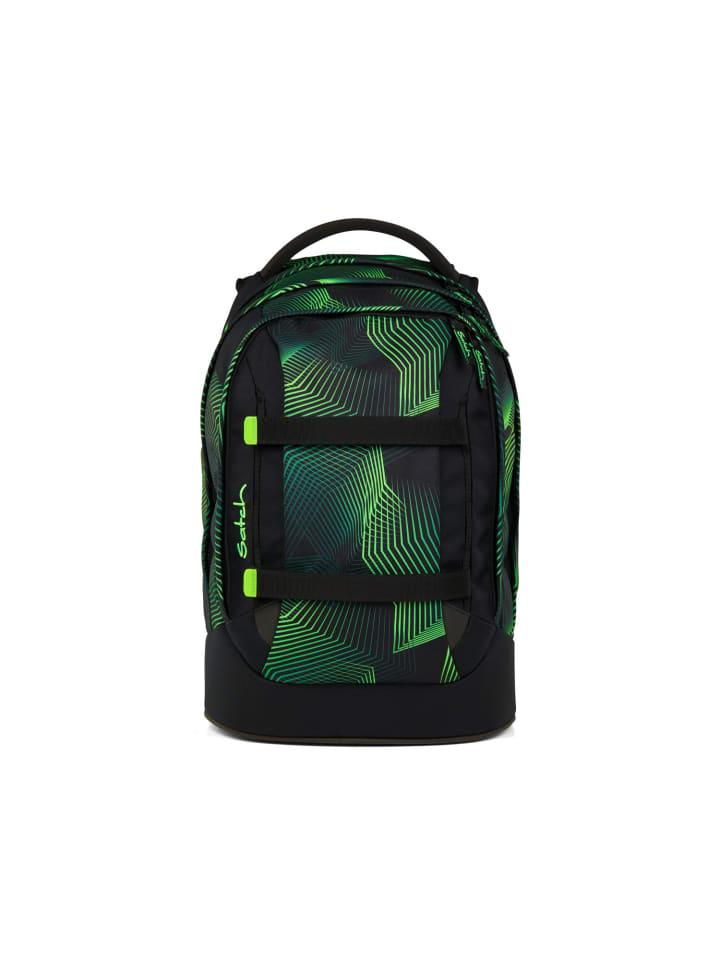 Satch Satch pack Schulrucksack Seismic Green schwarz günstig kaufen onesize