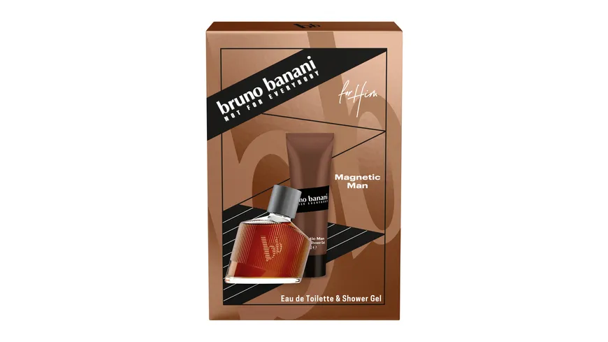 bruno banani Magnetic Man Eau de Toilette + Duschgel Geschenkpackung