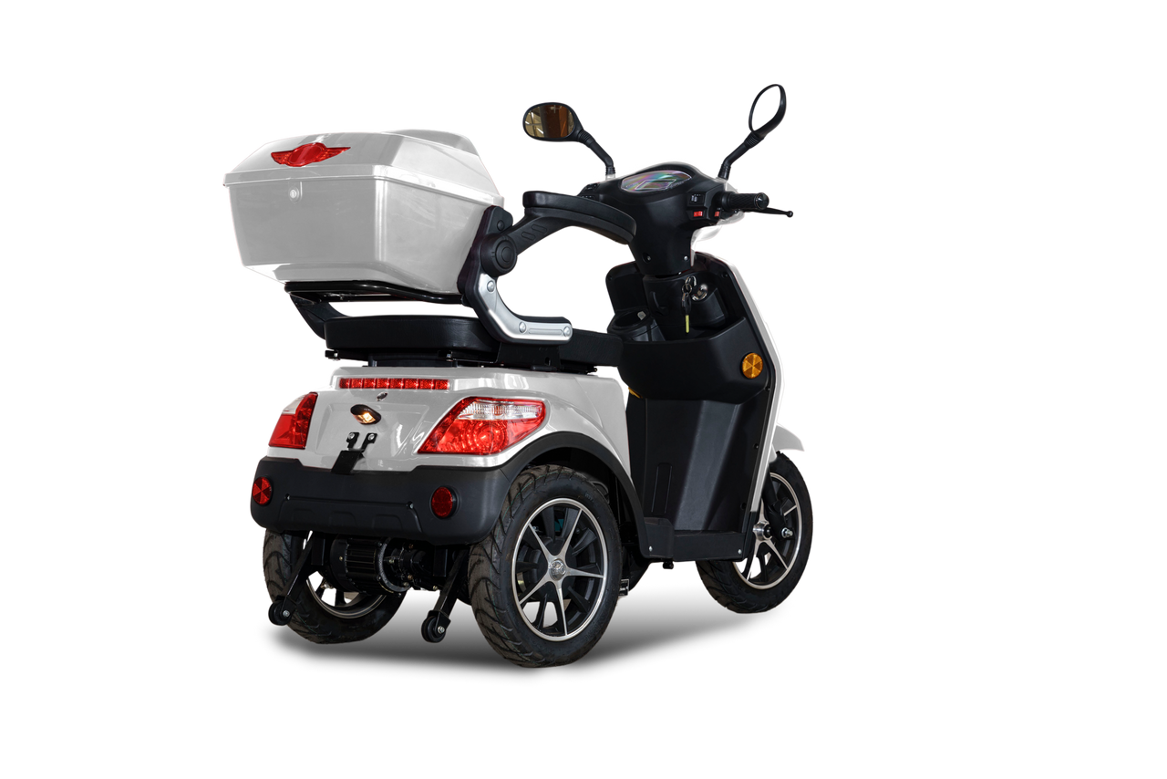 Stormborn R3 Elektro-Dreiradroller 25 km/h silber