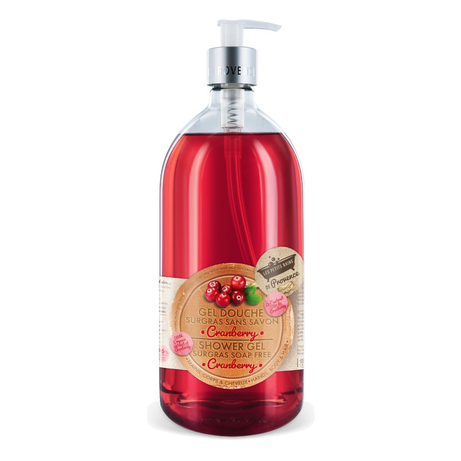 Les Petits Bains de Provence Gel Douche Cranberry