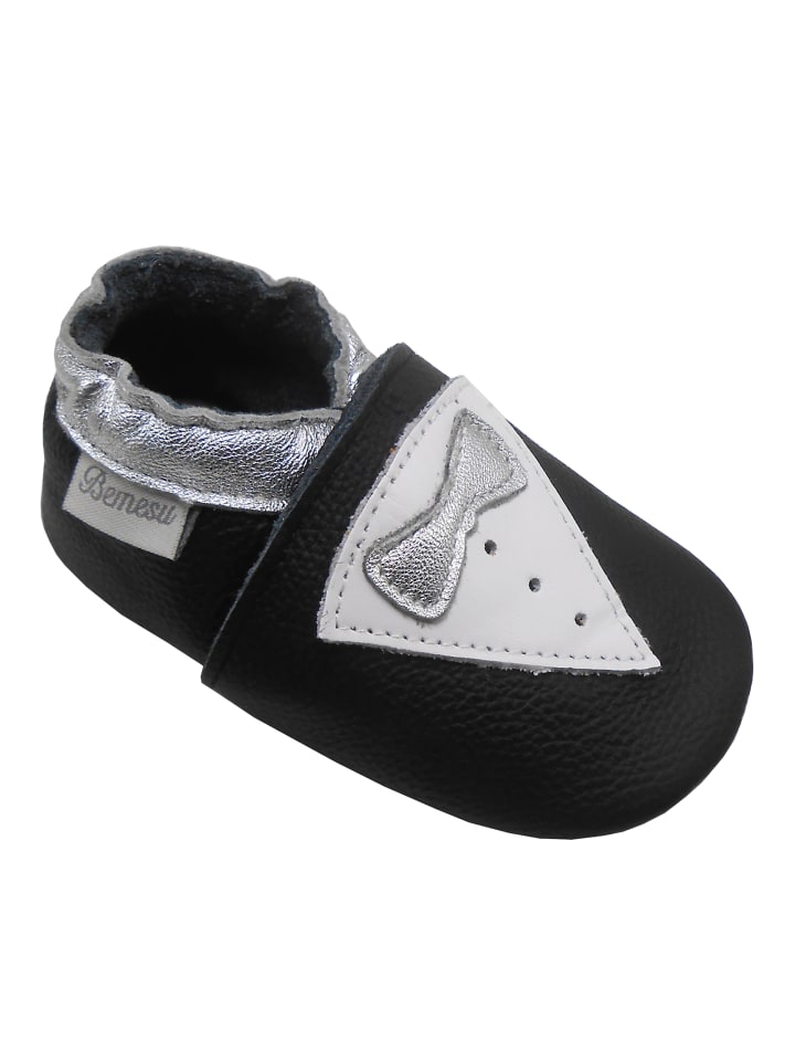 Yalion Baby Krabbelschuhe in Fliege Schwarz günstig kaufen