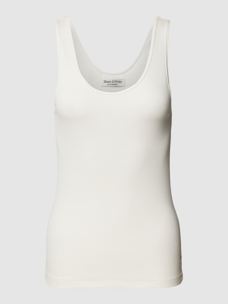 Tanktop mit U-Ausschnitt in offwhite