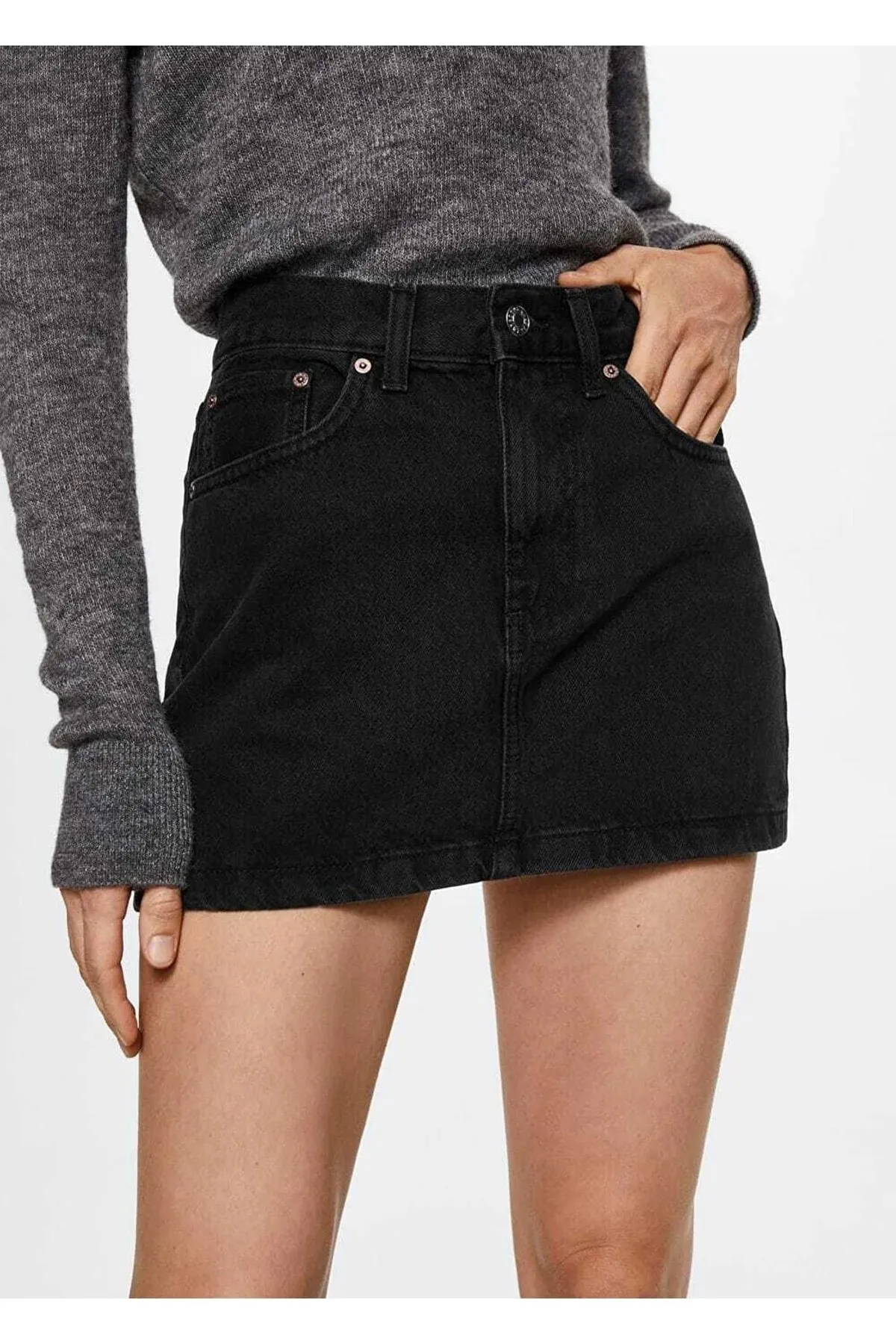 MANGO  Rock - Schwarz - Maxi