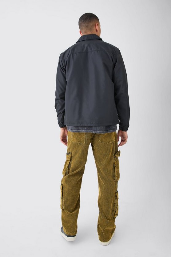 Nylon Coach-Jacke mit Aufnäher