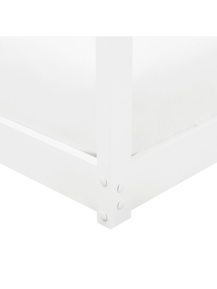 Beliani Hochbett LABATUT in Weiß - (W) 92 x (H) 230 x (L) 206 cm günstig kaufen onesize
