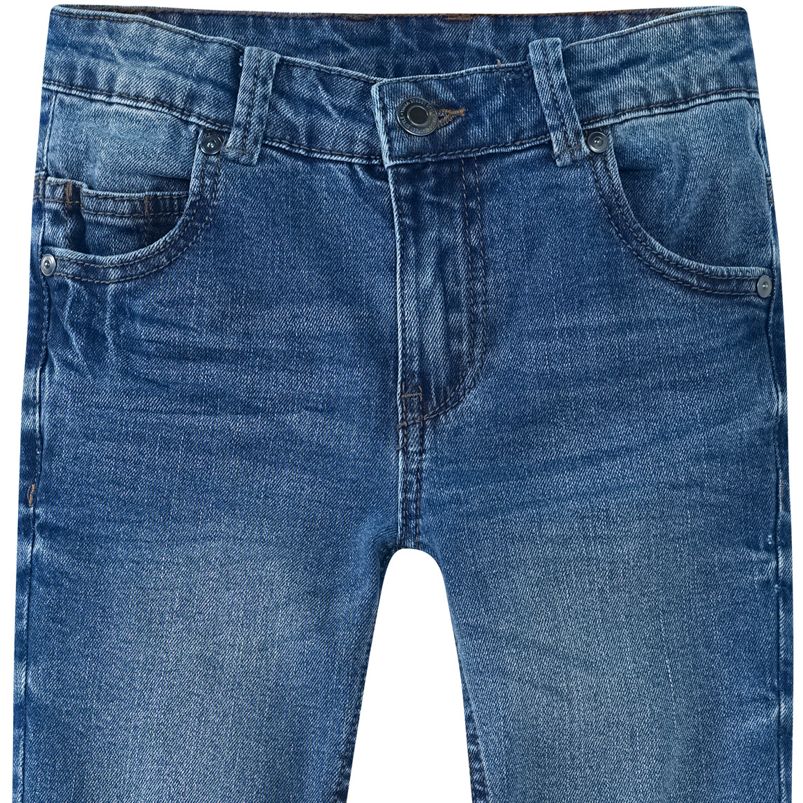 Jungen Slim-Jeans mit Used-Waschung