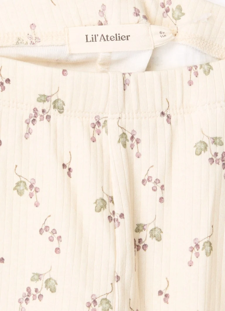 Colanți Lil' Atelier NMFGio din amestec de bumbac organic