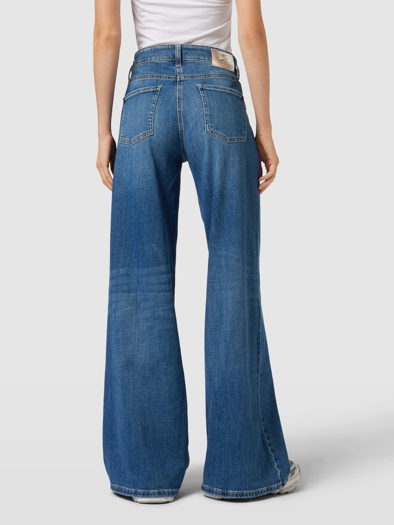 Flared Jeans im 5-Pocket-Design Modell 'PALAZZO' in blau