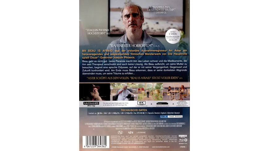 Beau is Afraid - Mediabook  (+ Blu-ray)