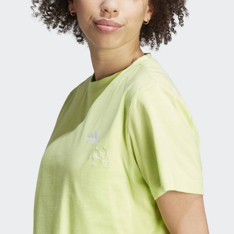 adidas Scribble Embroidery Crop-Shirt T-Shirt Damen
