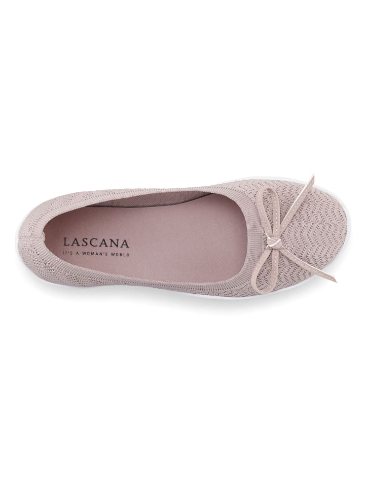 LASCANA Sneaker Ballerinas in rosé günstig kaufen