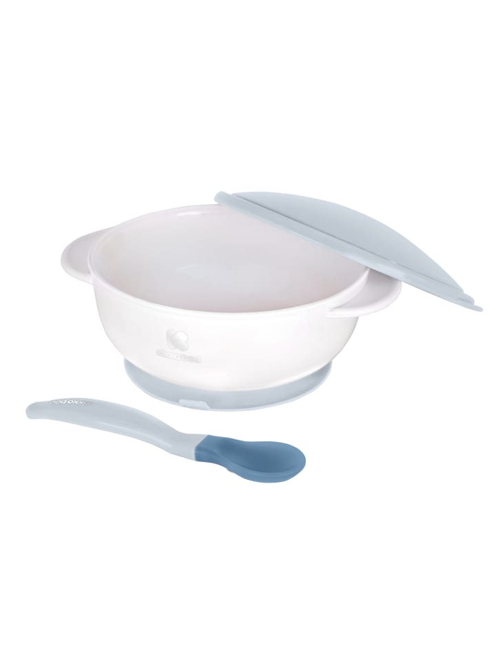 Kikkaboo Baby Essschüssel 250 ml Löffel in blau günstig kaufen onesize
