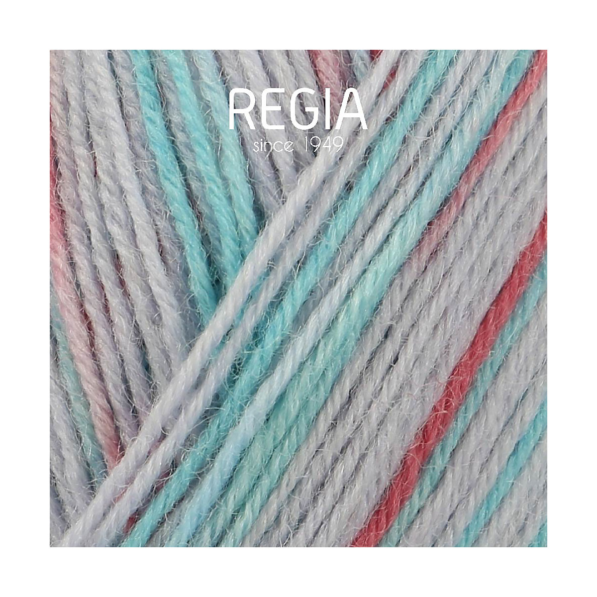 Handstrickgarne 4-fädig Color, 100g bianco marble
