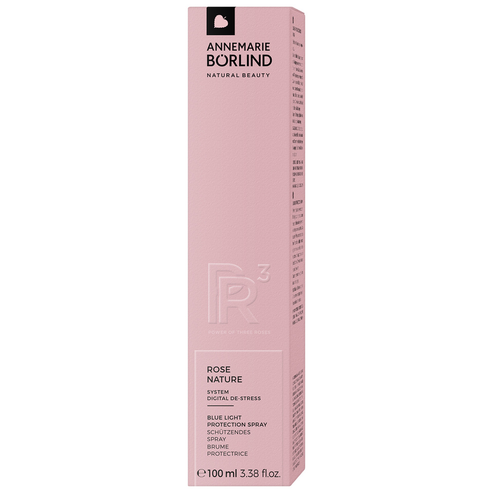 annemarie börlind ROSE NATURE BRUME PROTECTRICE ANTI LUMIÈRE BLEUE ROSE NATURE