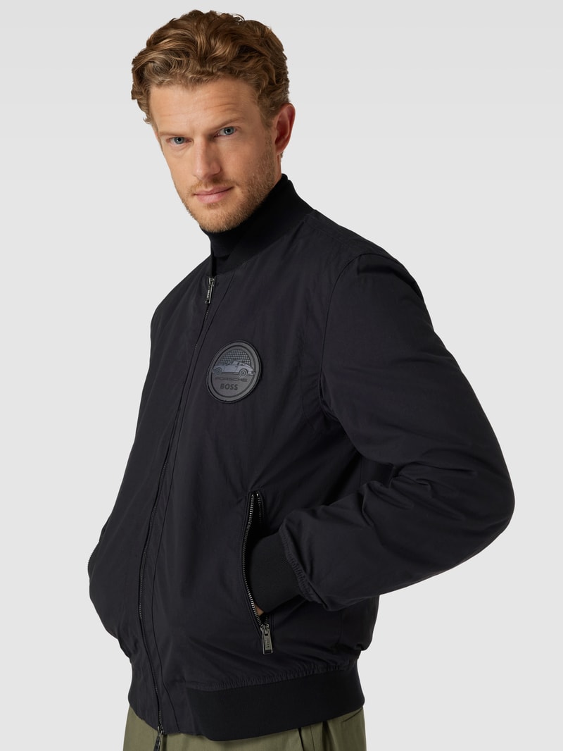 Jacke mit Label-Patch - Porsche X Boss Collection in schwarz