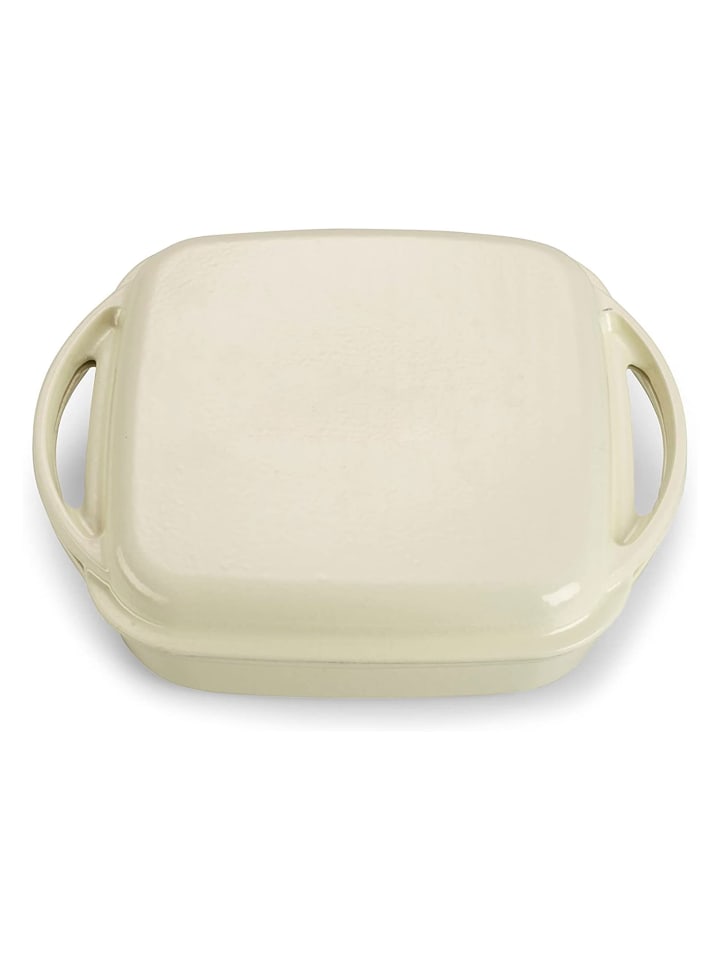 Echtwerk 2 tlg. Set Gusseisen Bräter mit Deckel 1.5 l in Creme günstig kaufen onesize