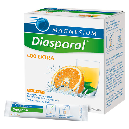 MAGNESIUM DIASPORAL 400 Extra Trinkgranulat  20 St  Granulat