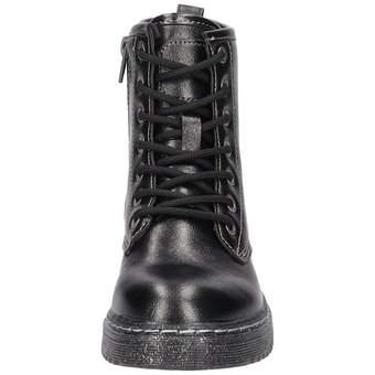 Barbarella Schnür Boots in schwarz