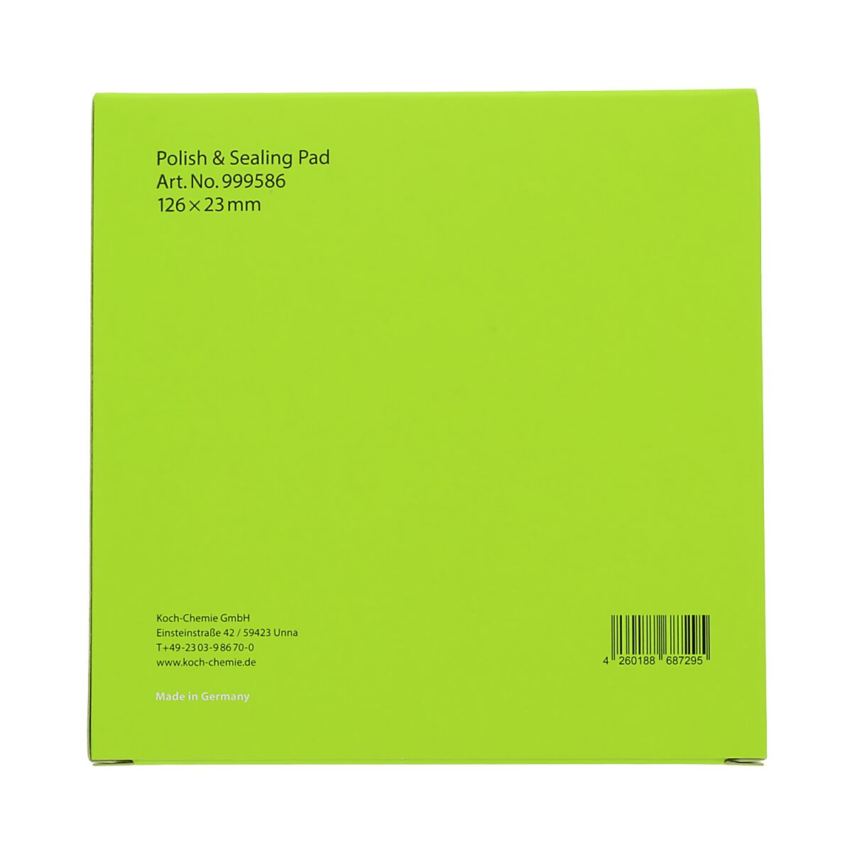 Koch Chemie Polish & Sealing Pad Polierschwamm Ø126-140mm grün