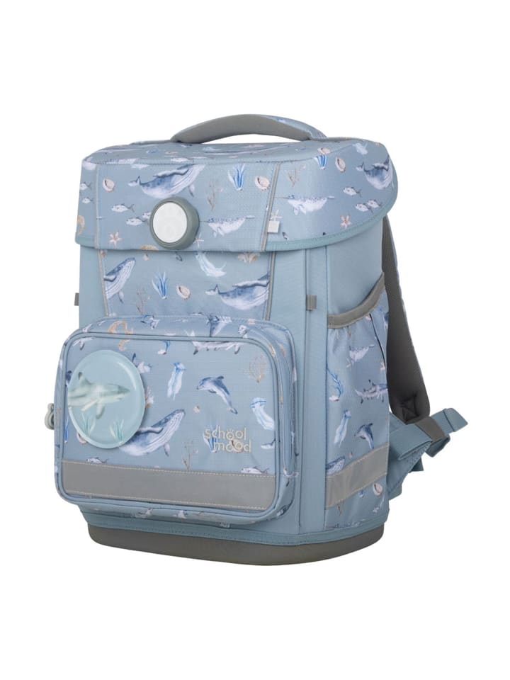 SCHOOL-MOOD Champion Schulranzen-Set in Aqua günstig kaufen onesize