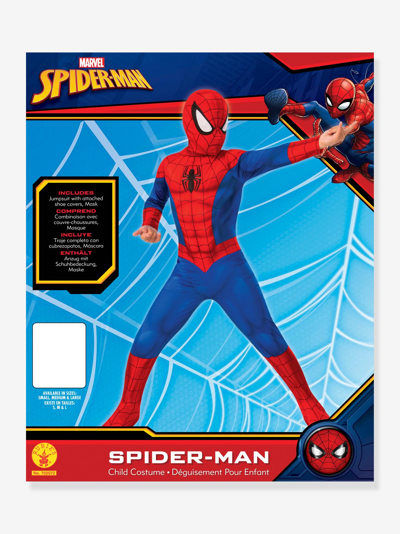 Déguisement Spiderman classique