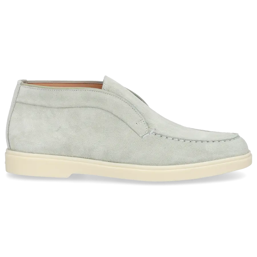 Santoni - Stiefeletten DESERT BOOT Veloursleder - grün
