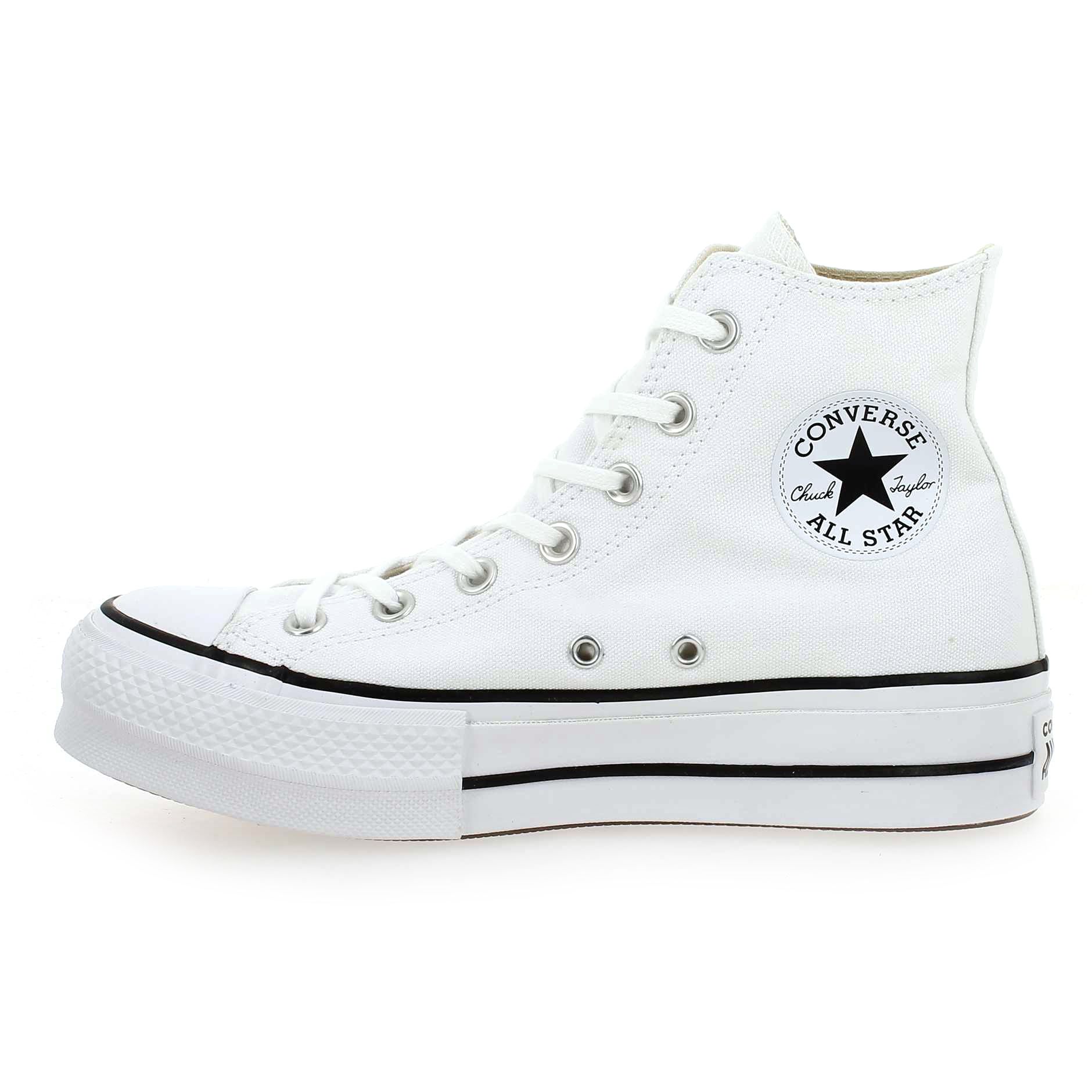 Converse  CHUCK TAYLOR AS LIFT HI - Blanc