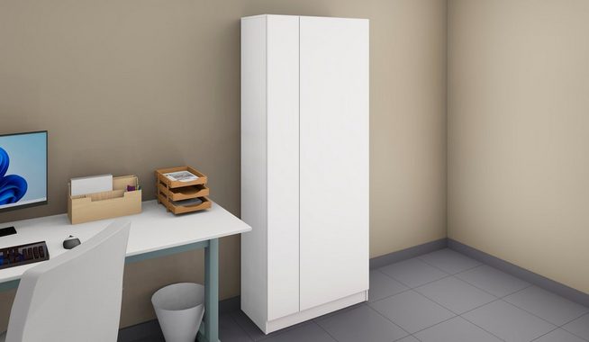 borchardt Möbel Aktenschrank Wallis moderner Mehrzweckschrank mit Push-to-Open-Funktion