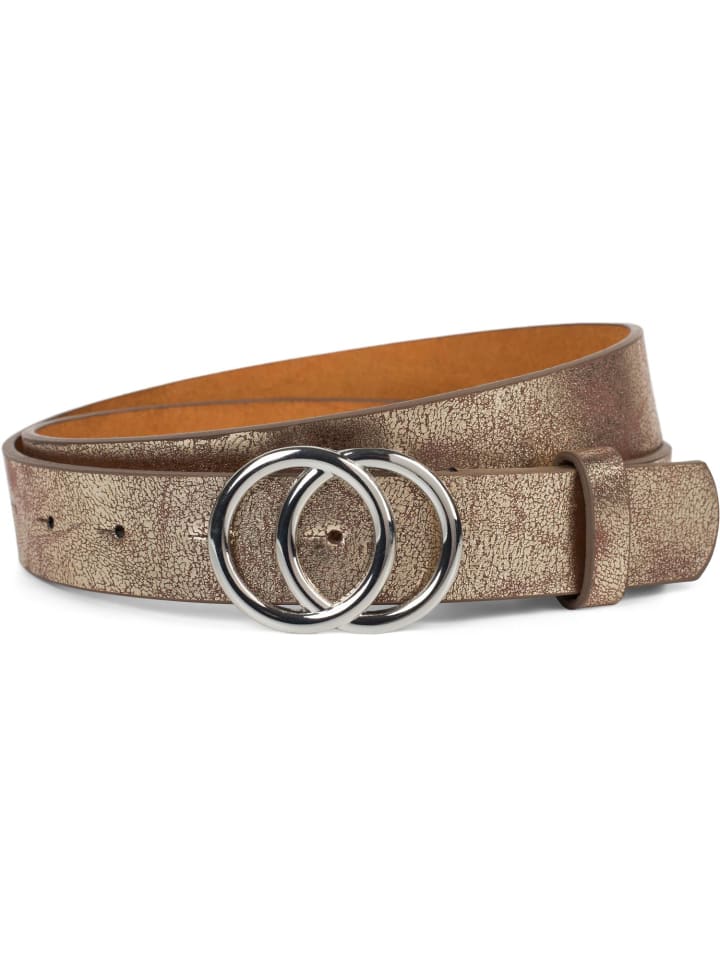 styleBREAKER Gürtel in Antik-Gold-Silber günstig kaufen