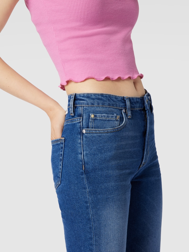 Jeans mit 5-Pocket-Design Modell 'CARENAA' in blau