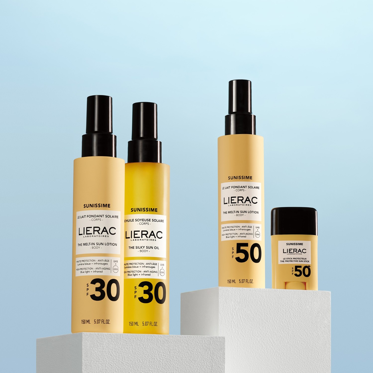 Lierac opalovací mléko SPF50