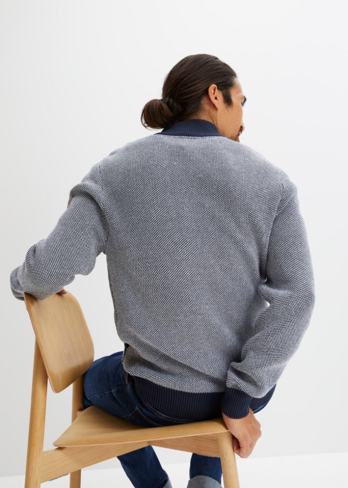 Pullover mit Stehkragen