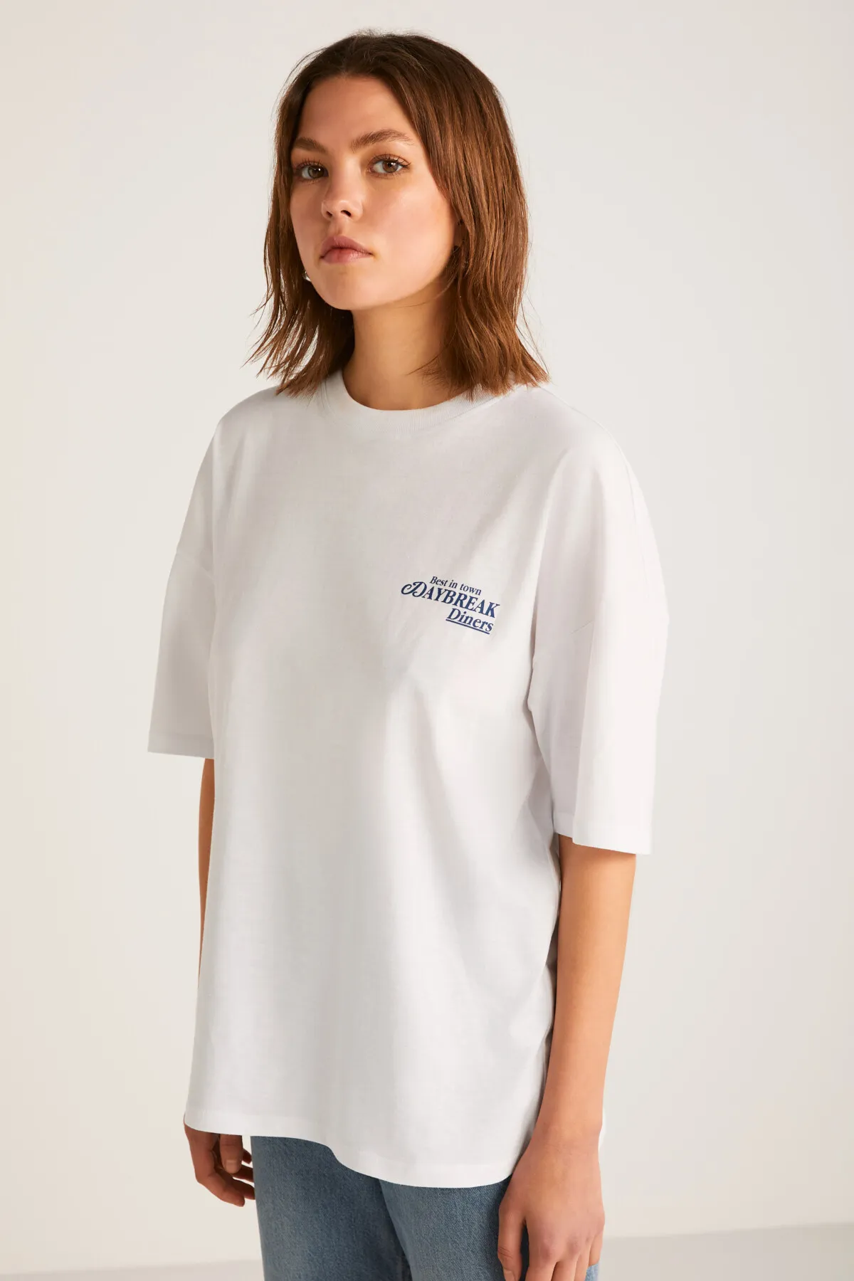 GRIMELANGE  FINOLA Damen T-Shirt in weiß